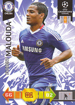 Florent Malouda Chelsea 2010/11 Panini Adrenalyn XL CL #101